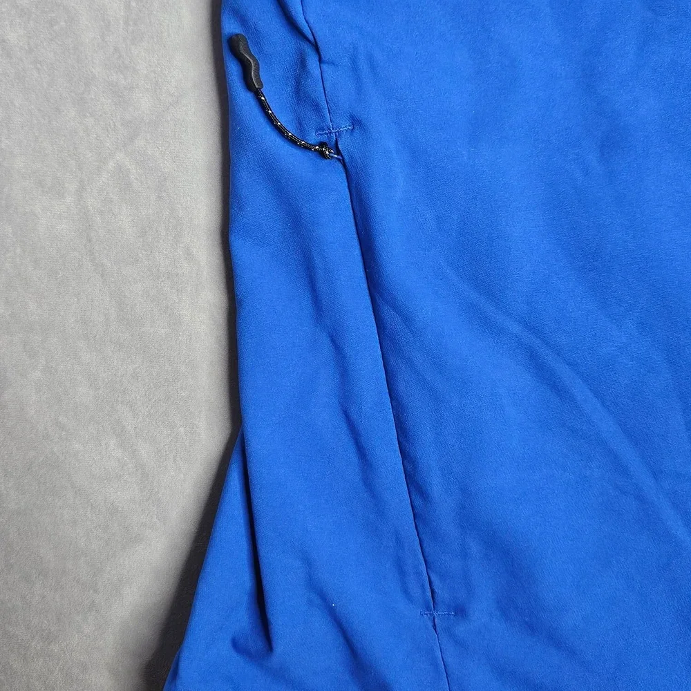 South Bend Cubs Nike Hot Baseball Jacket Mens Small Blue Pockets Adjustable Logo
